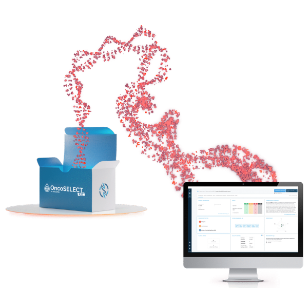 OncoSELECT® Kit — Biopsia Líquida ctDNA Panel 74 Genes