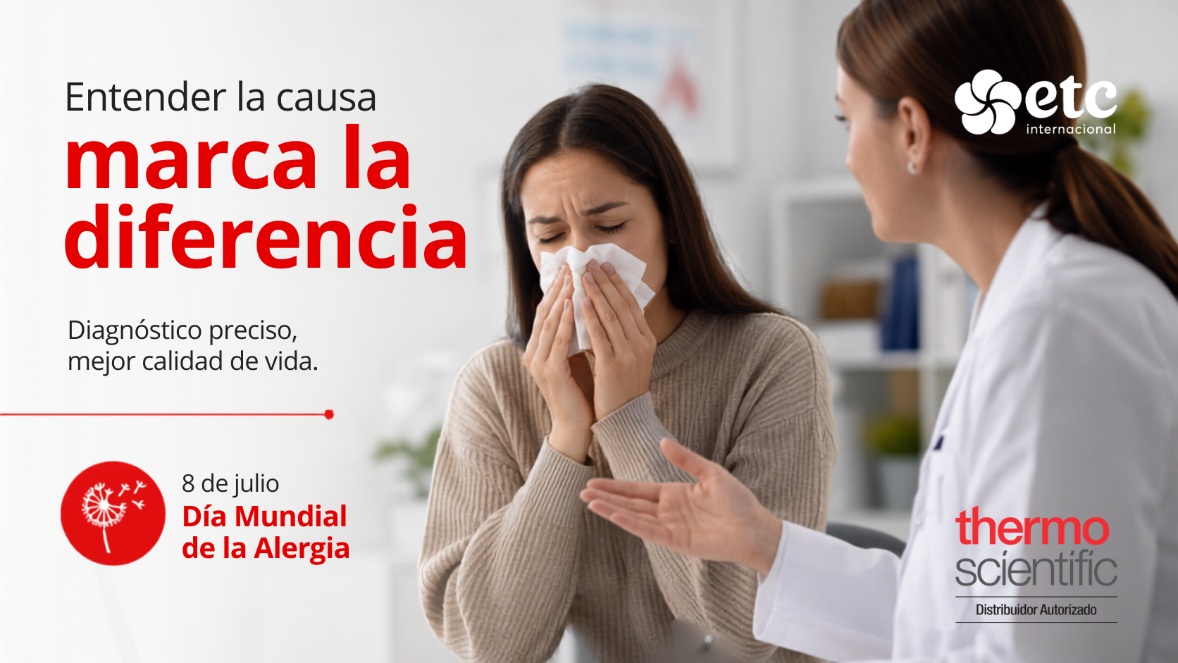 Día Mundial de la Alergia: ¿Alergia o resfriado? Comprender la causa para un diagnóstico preciso